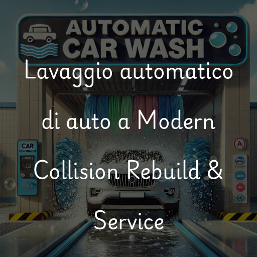 Lavado de autos en Modern Collision Rebuild & Service