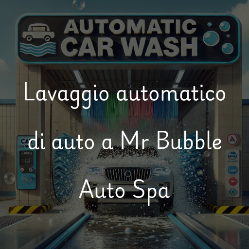 Lavaggio automatico di auto a Mr Bubble Auto Spa