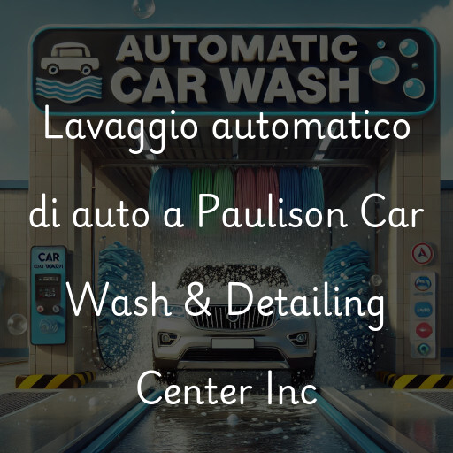Lavaggio automatico di auto a Paulison Car Wash & Detailing Center Inc