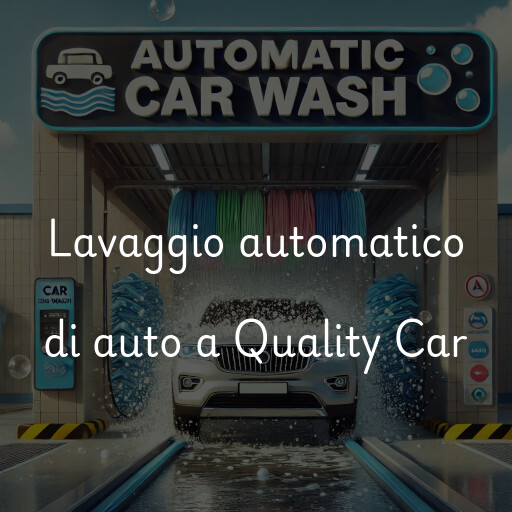 Lavaggio automatico di auto a Quality Car
