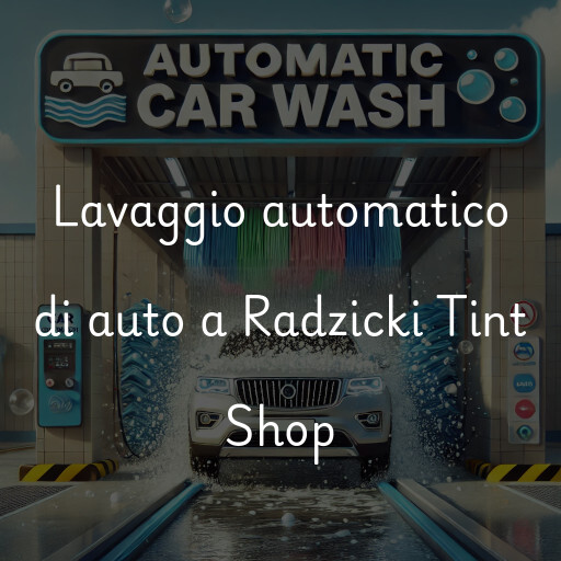 Lavaggio automatico di auto a Radzicki Tint Shop