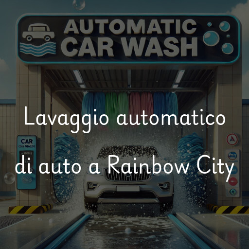 Lavaggio automatico di auto a Rainbow City