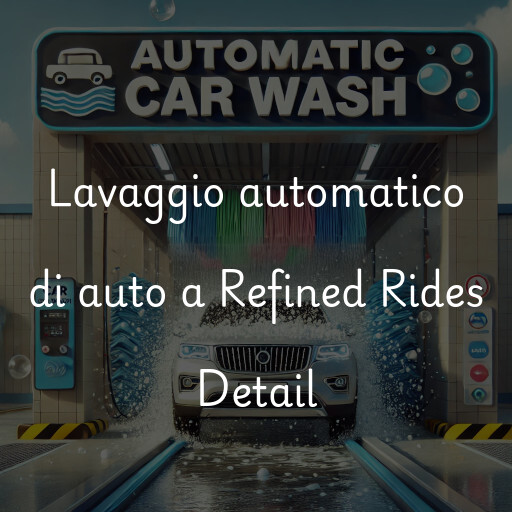 Lavaggio automatico di auto a Refined Rides Detail