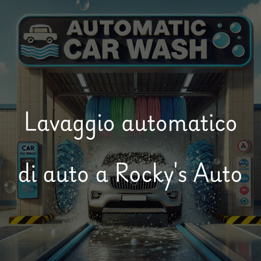 Lavaggio automatico di auto a Rocky's Auto