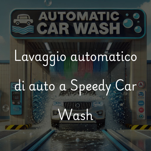 Lavado de autos en Speedy Car Wash