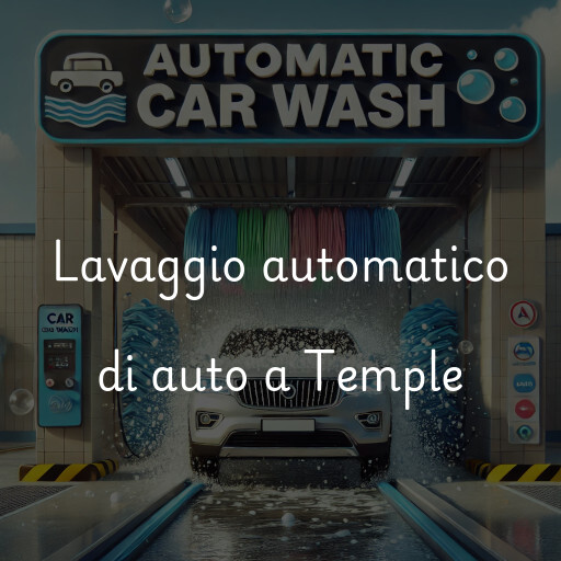 Lavaggio automatico di auto a Temple