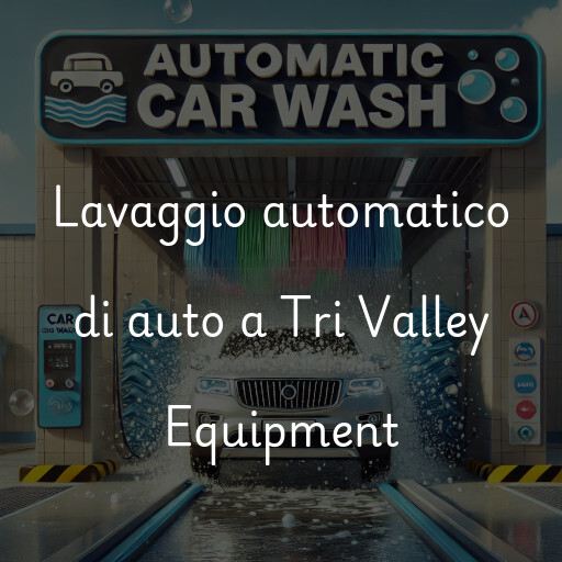 Lavaggio automatico di auto a Tri Valley Equipment