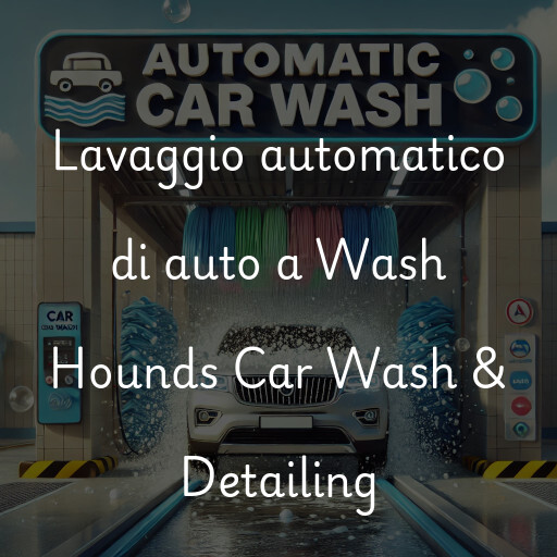 Lavaggio automatico di auto a Wash Hounds Car Wash & Detailing